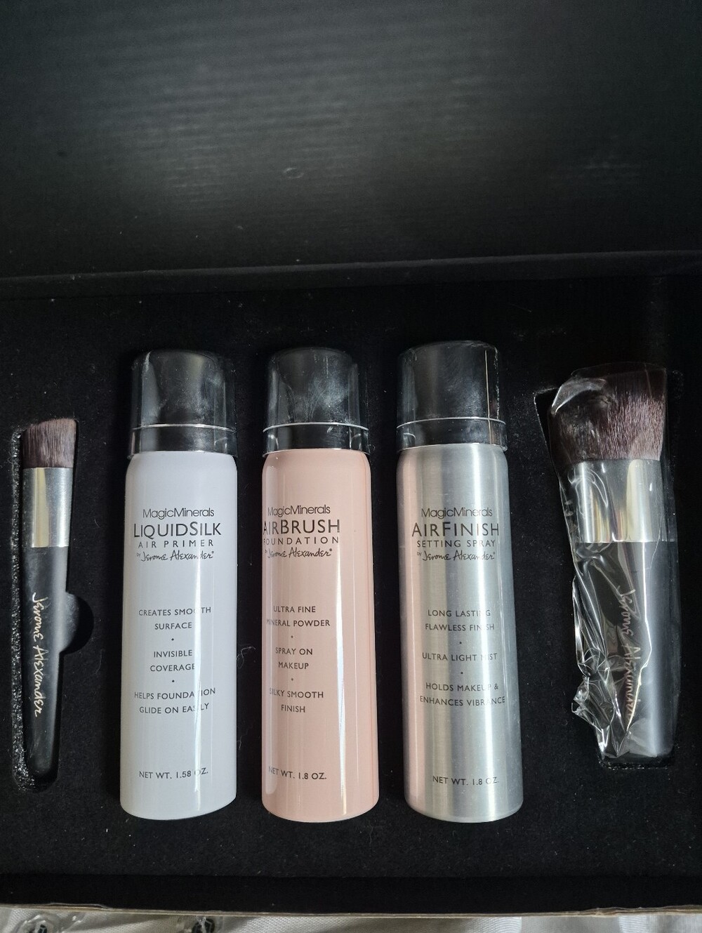 Airbrush Foundation Kit — Pink & Silver Finish